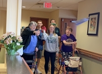 SUNY Oswego Wellness Class Completes Semester Long Project with St Francis Commons Residents3 4 19
