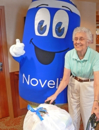 Novelis Can Man Helps Collect Recyclables at SFC 2 8 18