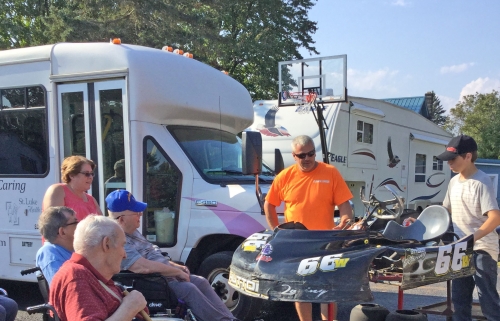Residents Visit Oswego Kartway For an Up-Close Tour