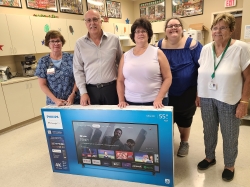 Feeney Family Thanks St. Luke ADHC Program Donates TV 8 23