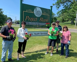 Oswego Rotary Club Volunteers Help to Keep City Gateways Looking Welcoming 6 21