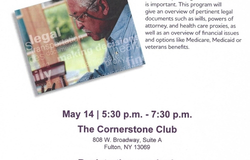 The Cornerstone Club in Fulton to Host Alzheimer’s Association Worksho...